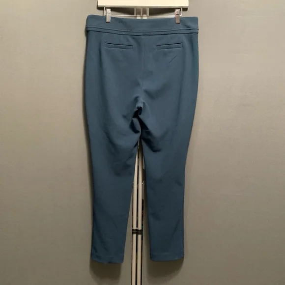 B24-Women Rafaella Dress Pants Size 12 Blue - Picture 3 of 5